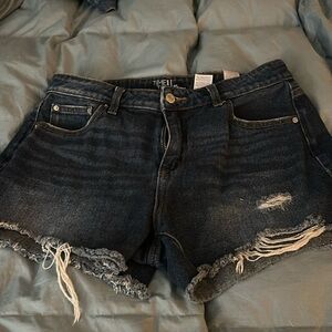 New blue Jean shorts size 10